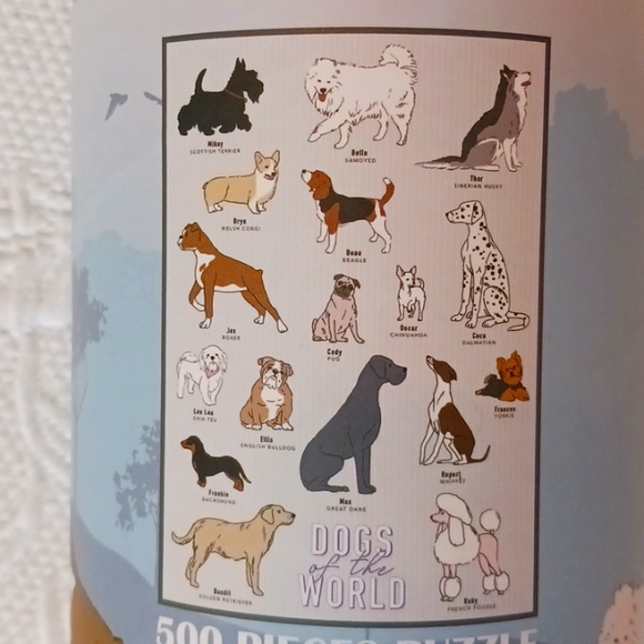 🐕🐶🦮🐩NIB Dogs of the World Puzzle new in box - Picture 3 of 6